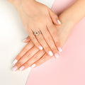 Pink Whisper semi-cured gel nail strips by MANITIME