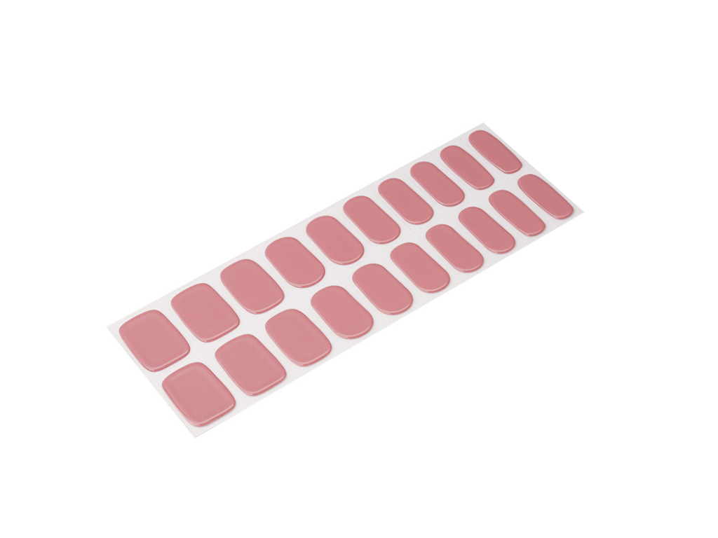 Rosy Breeze semi-cured gel nail strips by MANITIME – detail 4