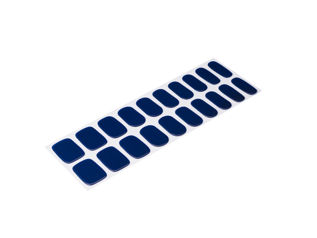 Midnight Blue semi-cured gel nail strips by MANITIME – detail 4