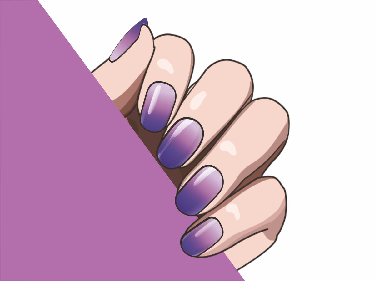Hypnotic Wave semi-cured gel nail strips by MANITIME – detail 4
