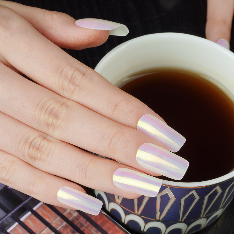 Opal Dream semi-cured gel nail strips by MANITIME