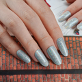 Cosmic Spark semi-cured gel nail strips by MANITIME