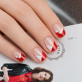 Santa's Charm semi-cured gel nail strips by MANITIME