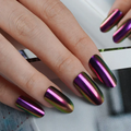 Iridescent Charm semi-cured gel nail strips by MANITIME