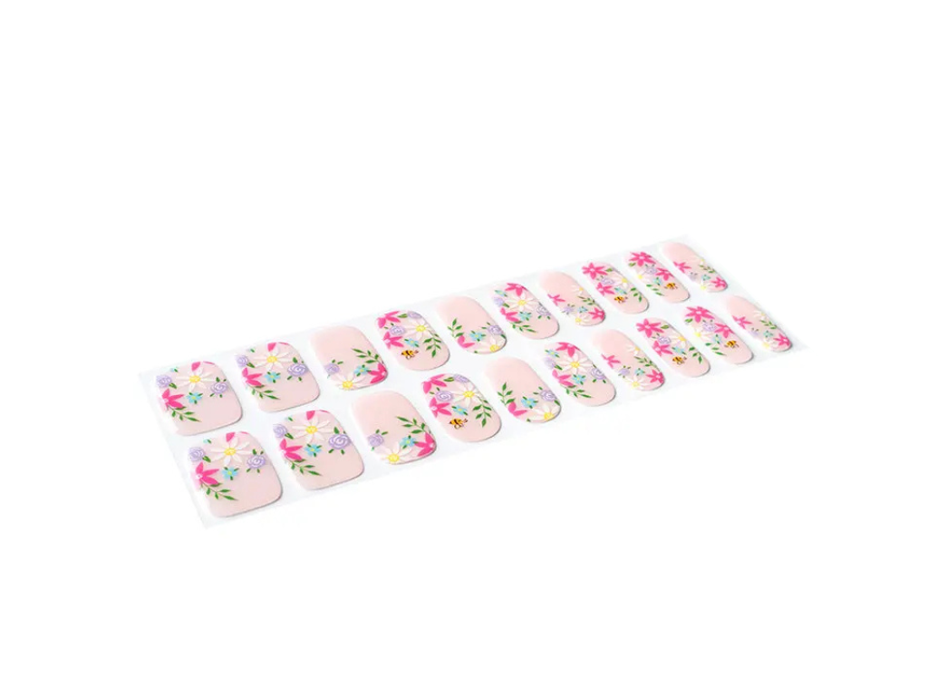 Spring Bloom semi-cured gel nail strips by MANITIME – detail 6