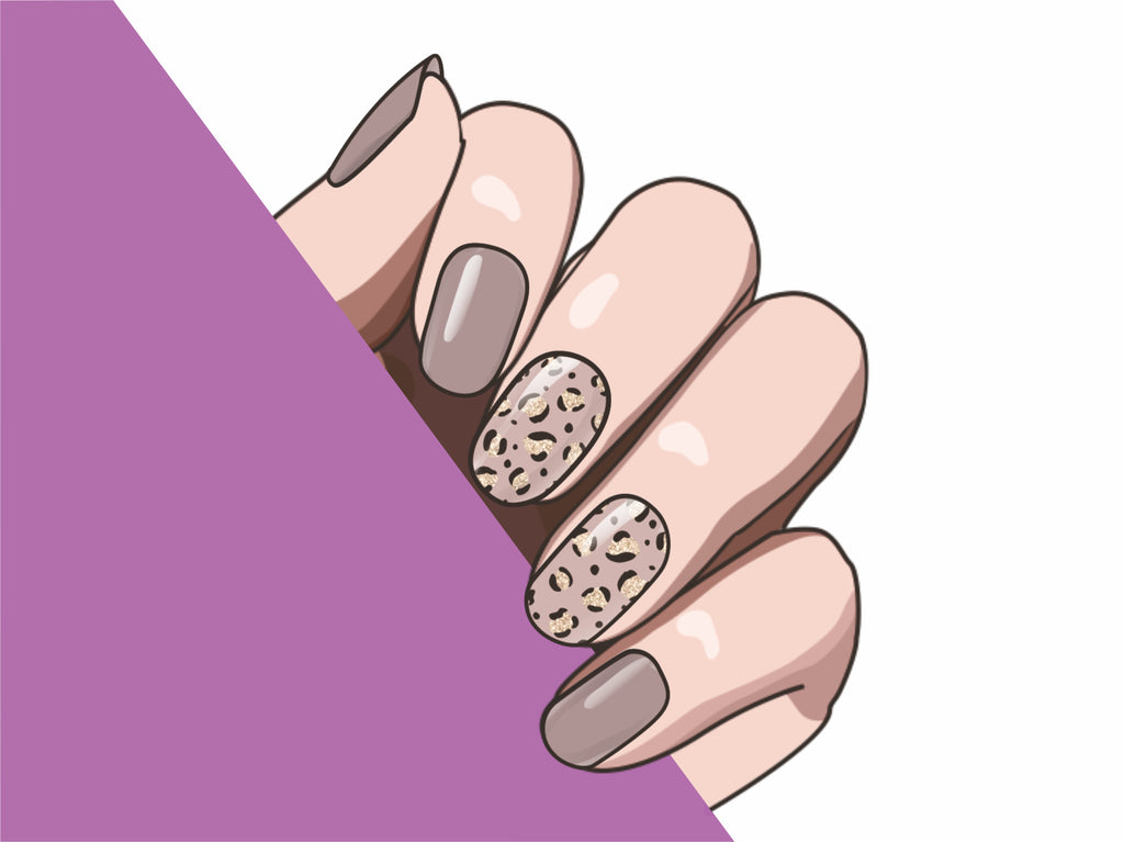 Wild Chic semi-cured gel nail strips by MANITIME – detail 6
