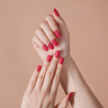Strawberry Kiss semi-cured gel nail strips by MANITIME