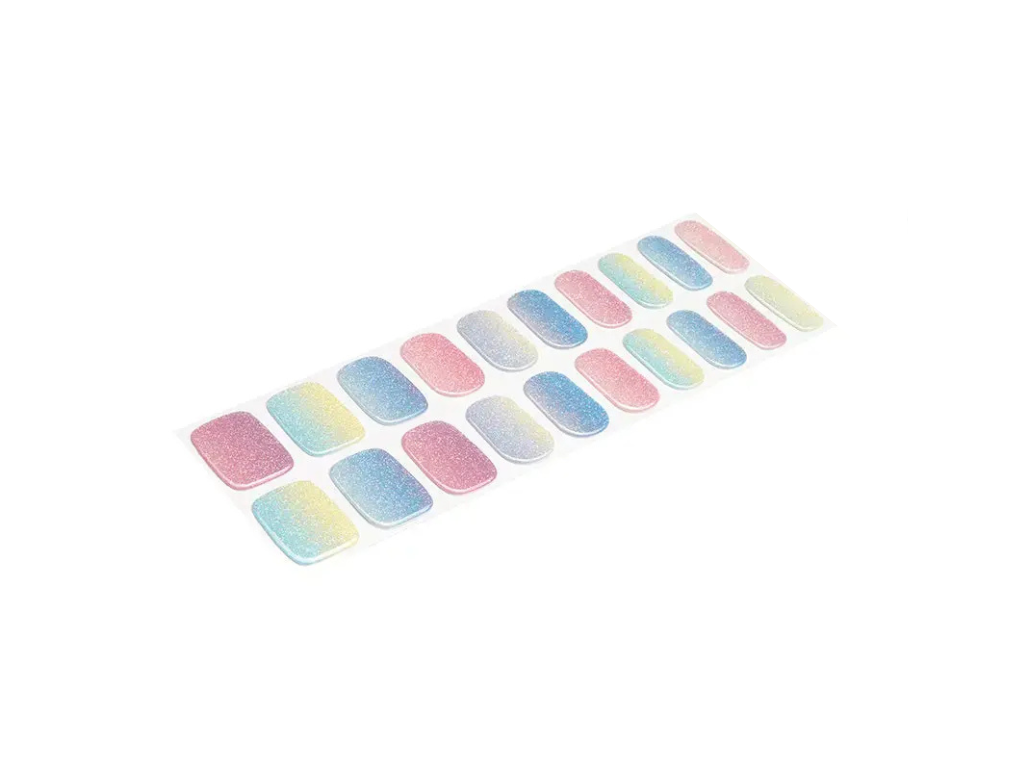 Pink Bloom semi-cured gel nail strips by MANITIME – detail 8