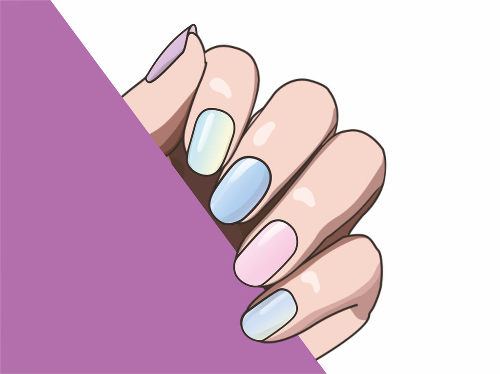 Pink Bloom semi-cured gel nail strips by MANITIME – detail 9