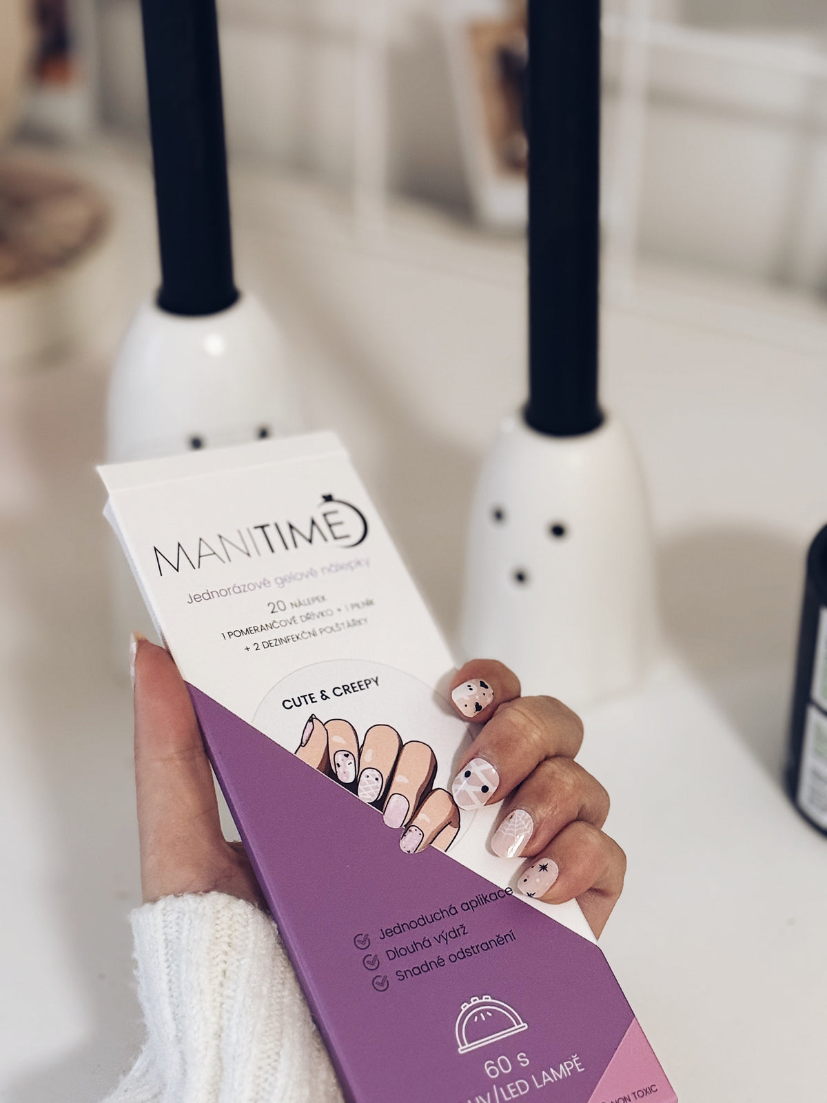 Cute & Creepy semi-cured gel nail strips by MANITIME – detail 7