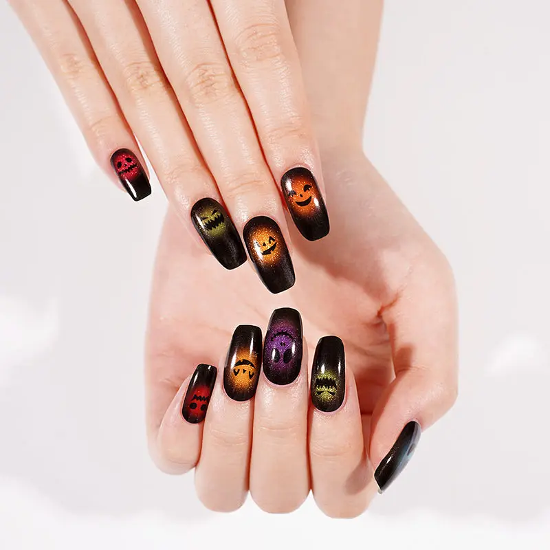 Spooky Smiles semi-cured gel nail strips by MANITIME – detail 2