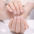 Classic Clear semi-cured gel nail strips by MANITIME