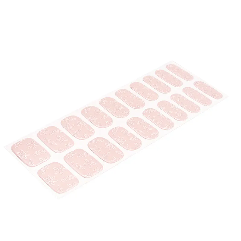 Blooming Nude semi-cured gel nail strips by MANITIME – detail 3