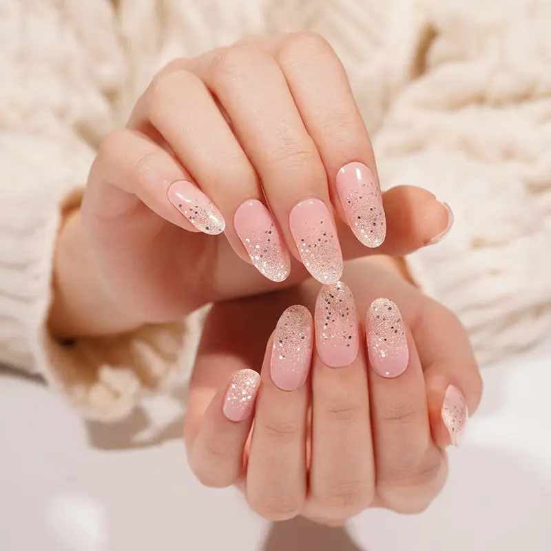 Fairy Dust semi-cured gel nail strips by MANITIME