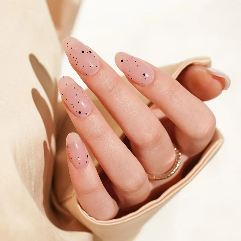 Dotty Nude semi-cured gel nail strips by MANITIME – detail 2