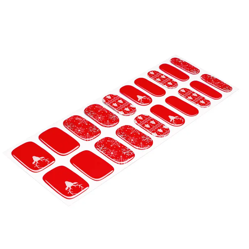 Nordic Cheer semi-cured gel nail strips by MANITIME – detail 3