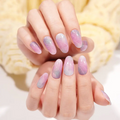 Icy Fantasy semi-cured gel nail strips by MANITIME