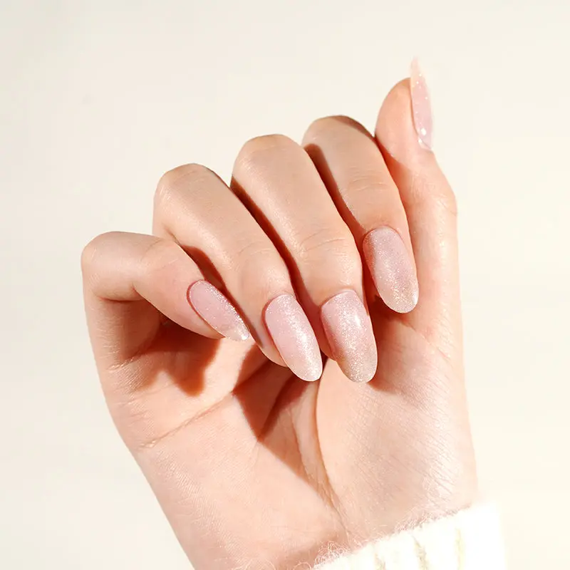 Shimmer Light semi-cured gel nail strips by MANITIME – detail 2