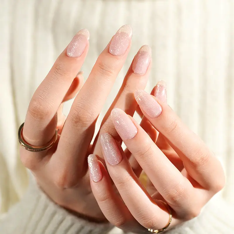 Shimmer Light semi-cured gel nail strips by MANITIME – detail 3