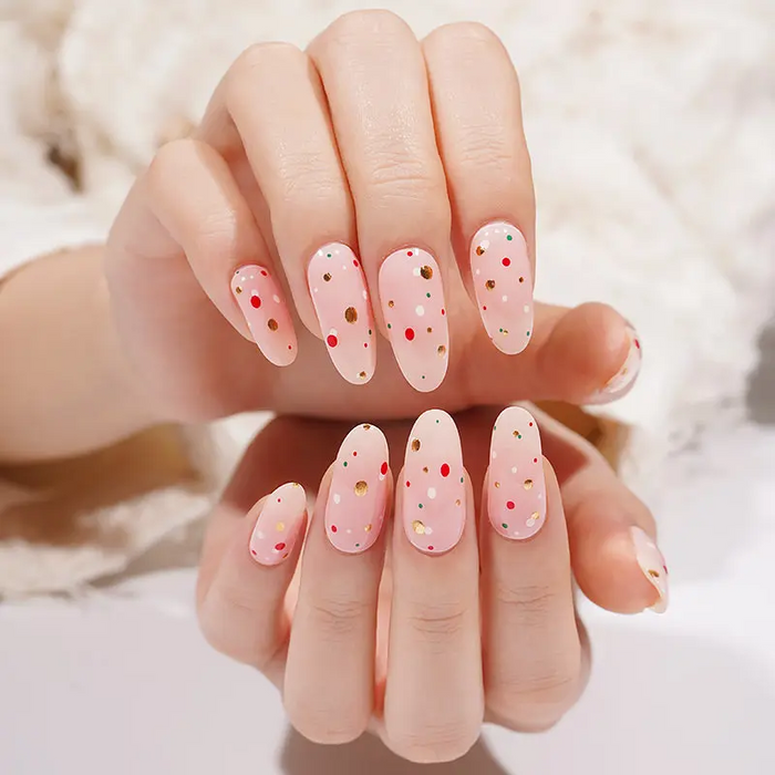Festive Confetti – Gel Nail Strips