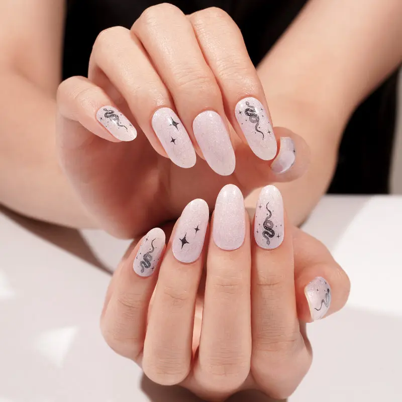 Mystic Snake semi-cured gel nail strips by MANITIME