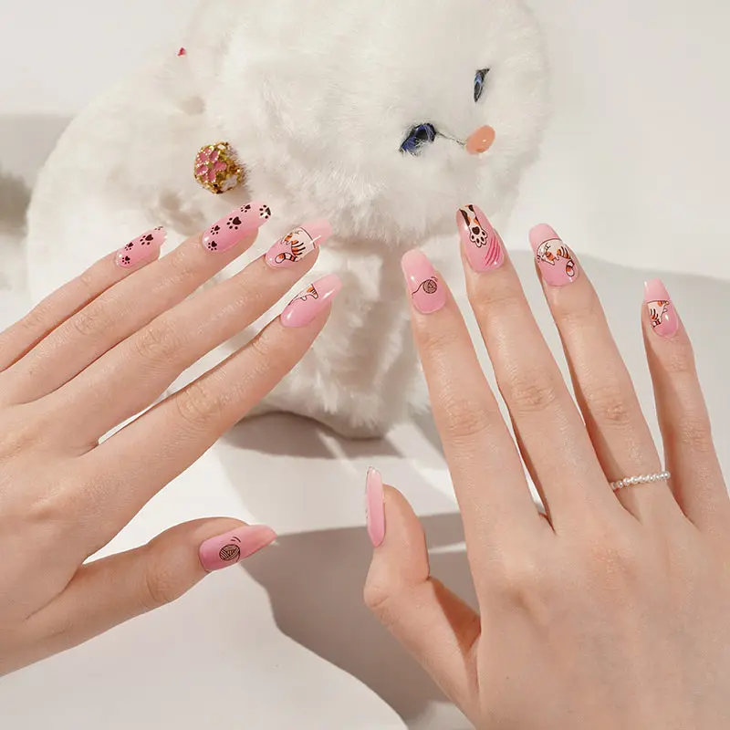 Meow Mood semi-cured gel nail strips by MANITIME – detail 3