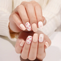 Sweet Holiday semi-cured gel nail strips by MANITIME