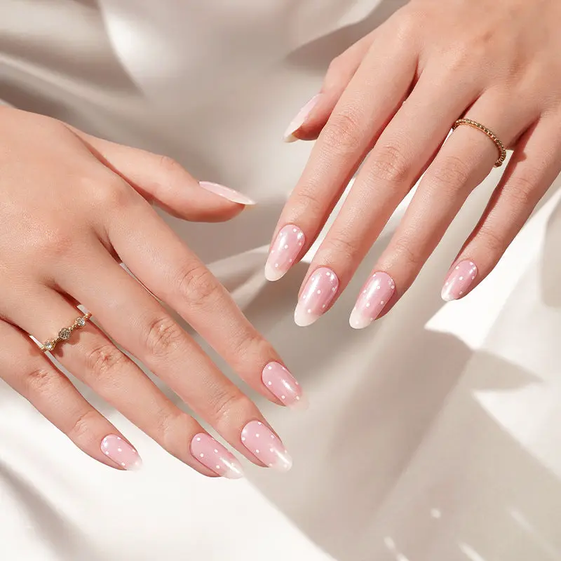 Powder Dots semi-cured gel nail strips by MANITIME – detail 3